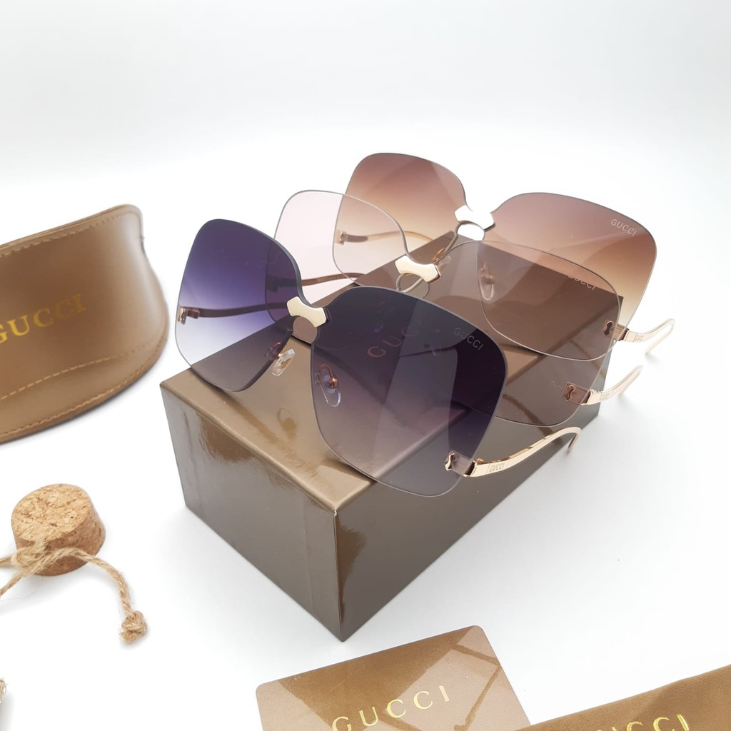 Kacamata Hitam Kacamata Wanita Kacamata Gaya GUCCI A0598