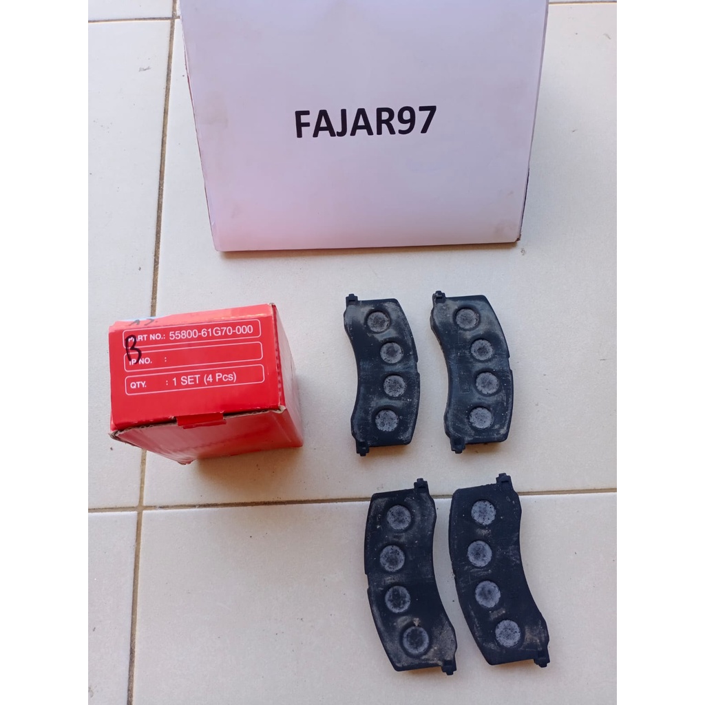 Kampas rem depan /brake pad Suzuki Baleno old