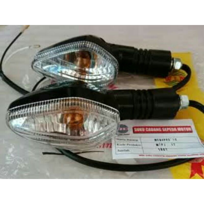 LAMPU SEIN SEN KIRI KANAN MEGAPRO NEW / MEGAPRO MONO SHOCK / MEGAPRO 2010 / CB150R OLD