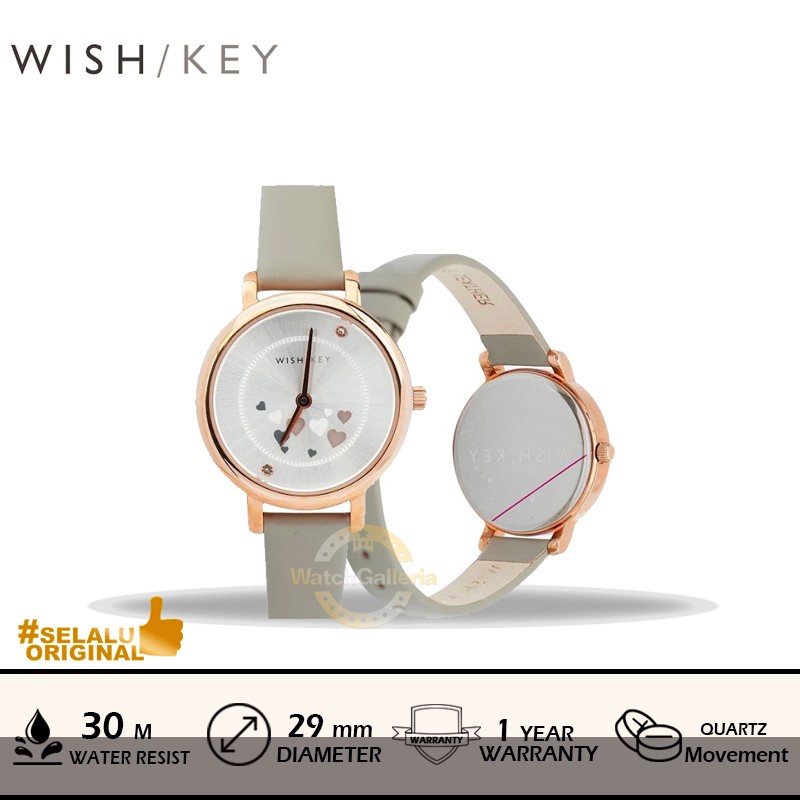 Jam Tangan Analog Ladies WISH/KEY WK2020RG11 Original Murah
