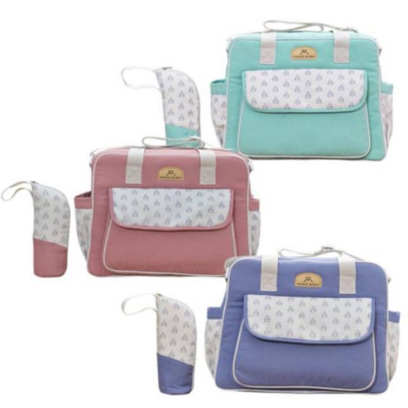 Tas bayi besar mom baby mildy series tempat warmer botol susu  bayi unisex