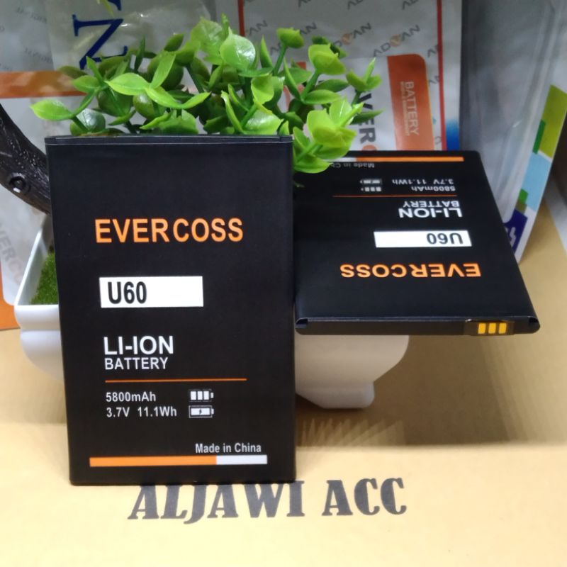 BATRE BATERAI BATTERY EVERCOSS U60 4G / E82 ORIGINAL BATTERY HP