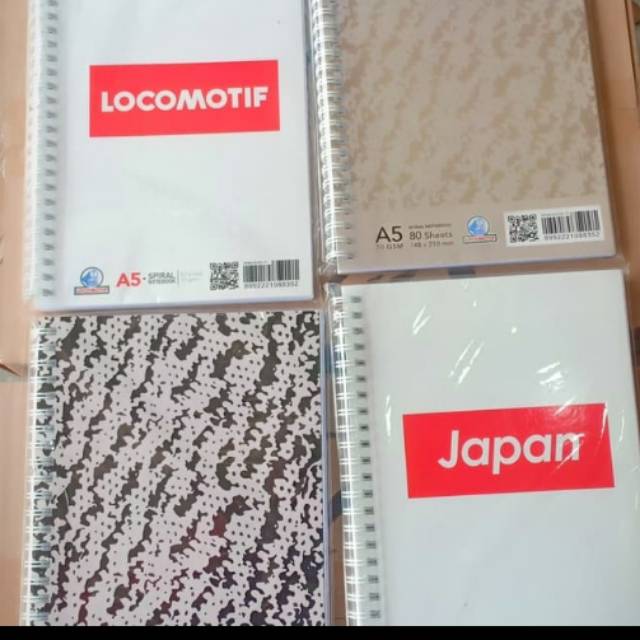 

Note Book Double Spiral A5 isi 80 lembar