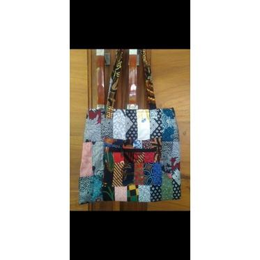 Totebag  kain perca