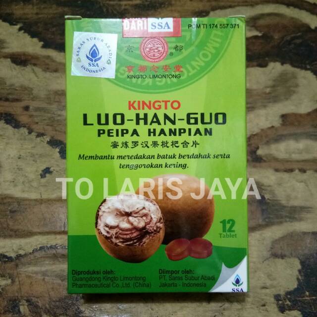 

PERMEN LUO HAN GUO isi 12 tablet