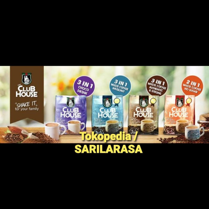 

Ds0Ds1D Eceran Termurah!! Club House 2In1 No Sugar Ipoh White Coffee Ds20X11