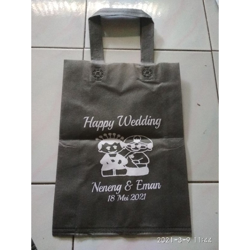

sablon goodie bag 30 x 40