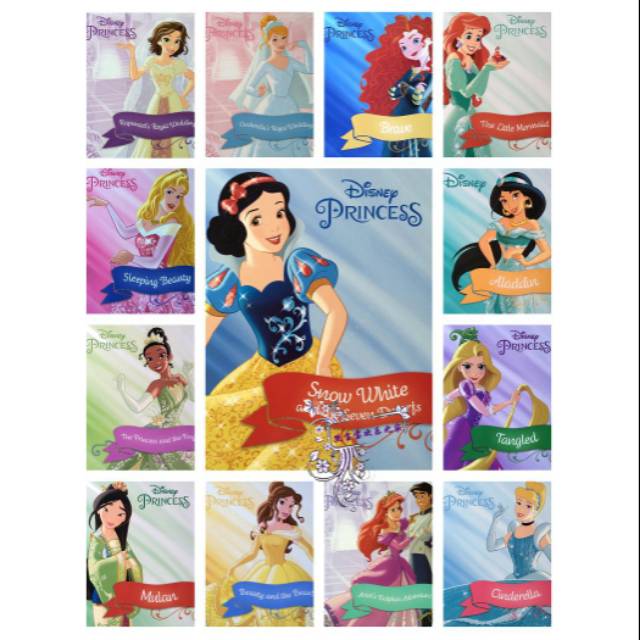 Disney Princess Story Book  Buku Cerita Disney  Disney Story Book  Disney Princess