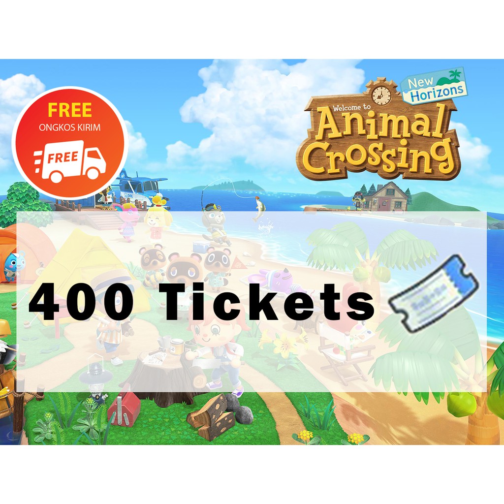 400 Nook Miles ticket Bells Animal Crossing Nook Miles tickets