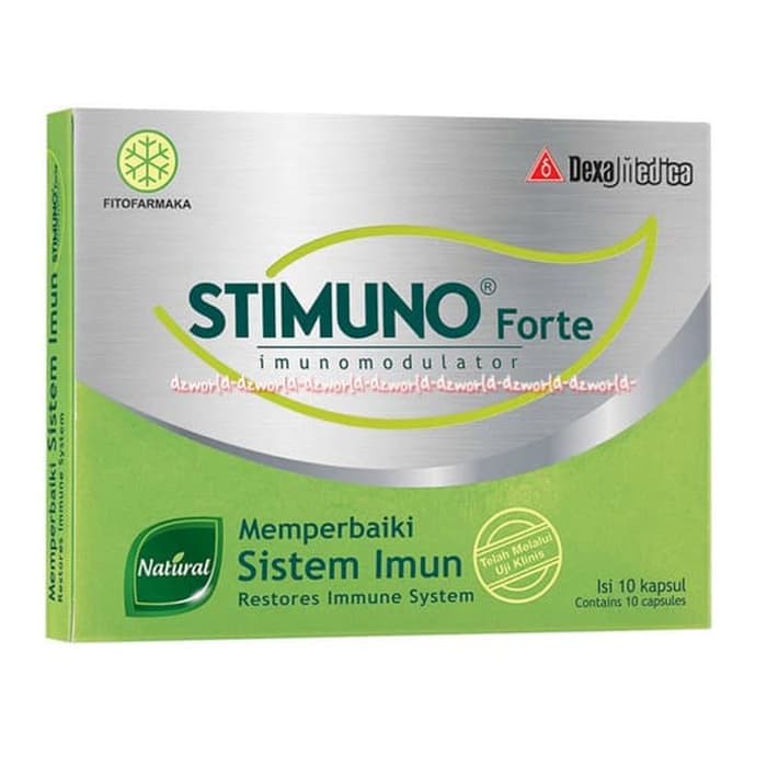 Stimuno Forte Vitamin 10kapsul Untuk Memperbaiki Sistim Imun Yang Rusak Vitamin