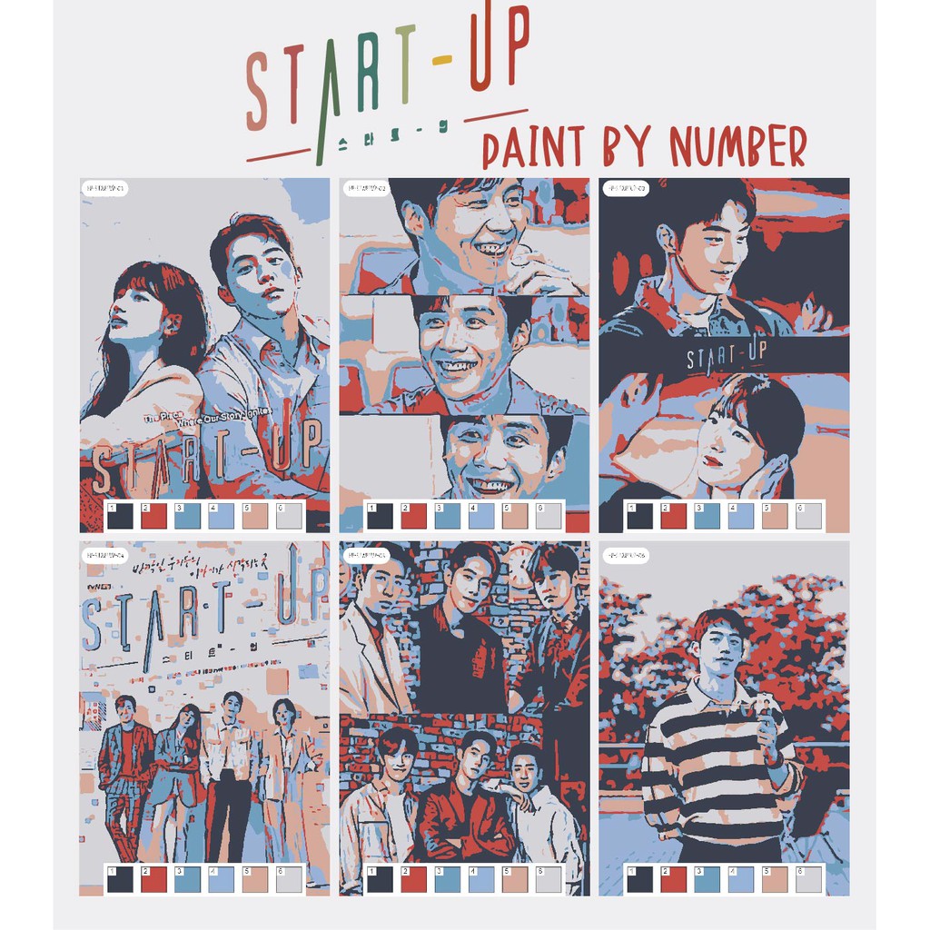 

Paint By Number Kit A3, START UP SERIES
