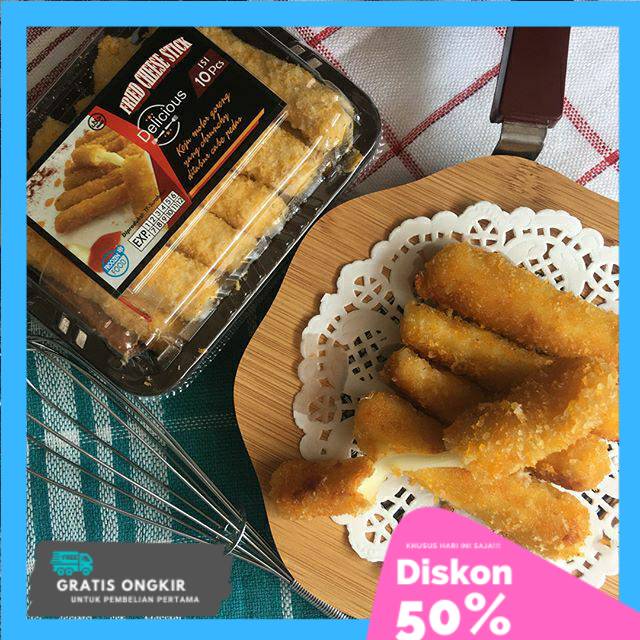

Naufiz Fried Cheese Stick (mozarella goreng) isi 10pc
