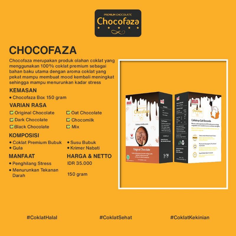

Chocofaza serbuk minuman cokelat enak murah premium no pengawet no pewarna no pemanis anak sehat