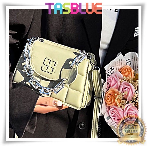 ♥TASBLUE♥T142 Tas Wanita/cewek Fashion Trendi Sling Bag /Women Bags hand bag import premium murah real pic