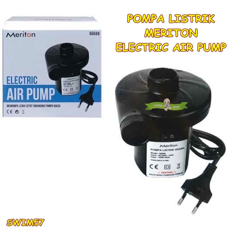 Meriton Eclectric Air Pump- Pompa Angin Listrik Meriton - Pompa Listrik Meriton