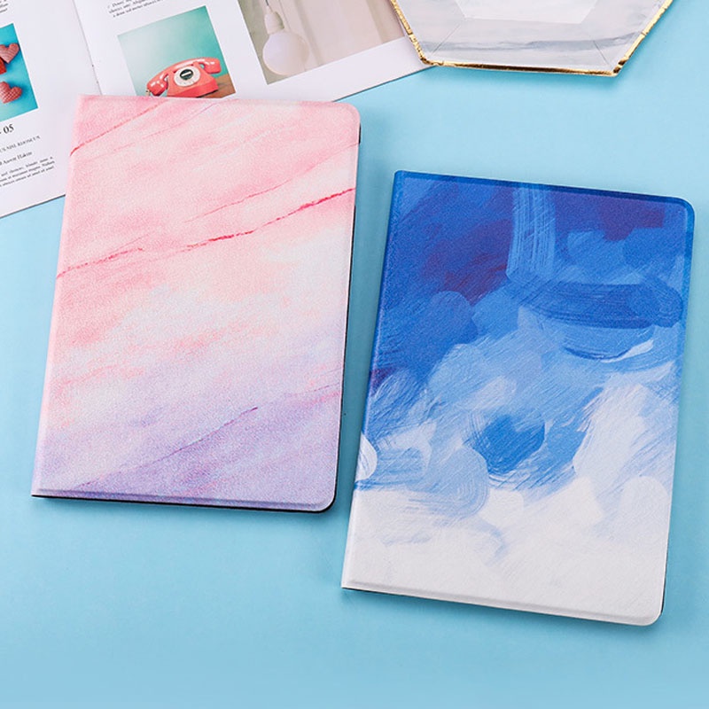 Casing iPad 2019 10.2 &quot;Pro 2020 Mini 4 5 Smart Stand Air 2 3 4 9.7 2021 mini6 10.5 8th Motif Marmer