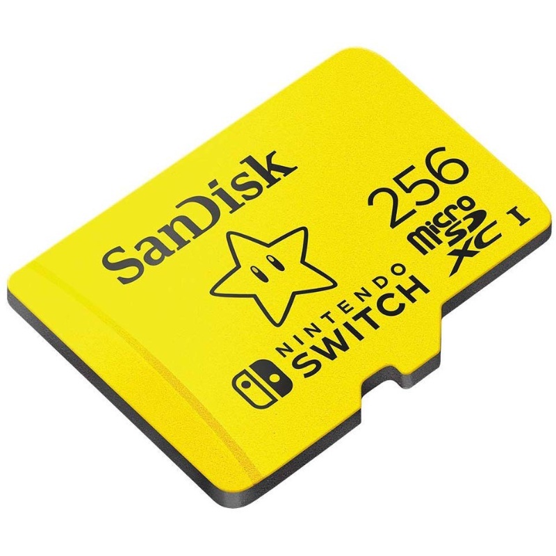 Micro SD SanDisk Nintendo Switch 256GB 100MB/s SDXC for Nintendo