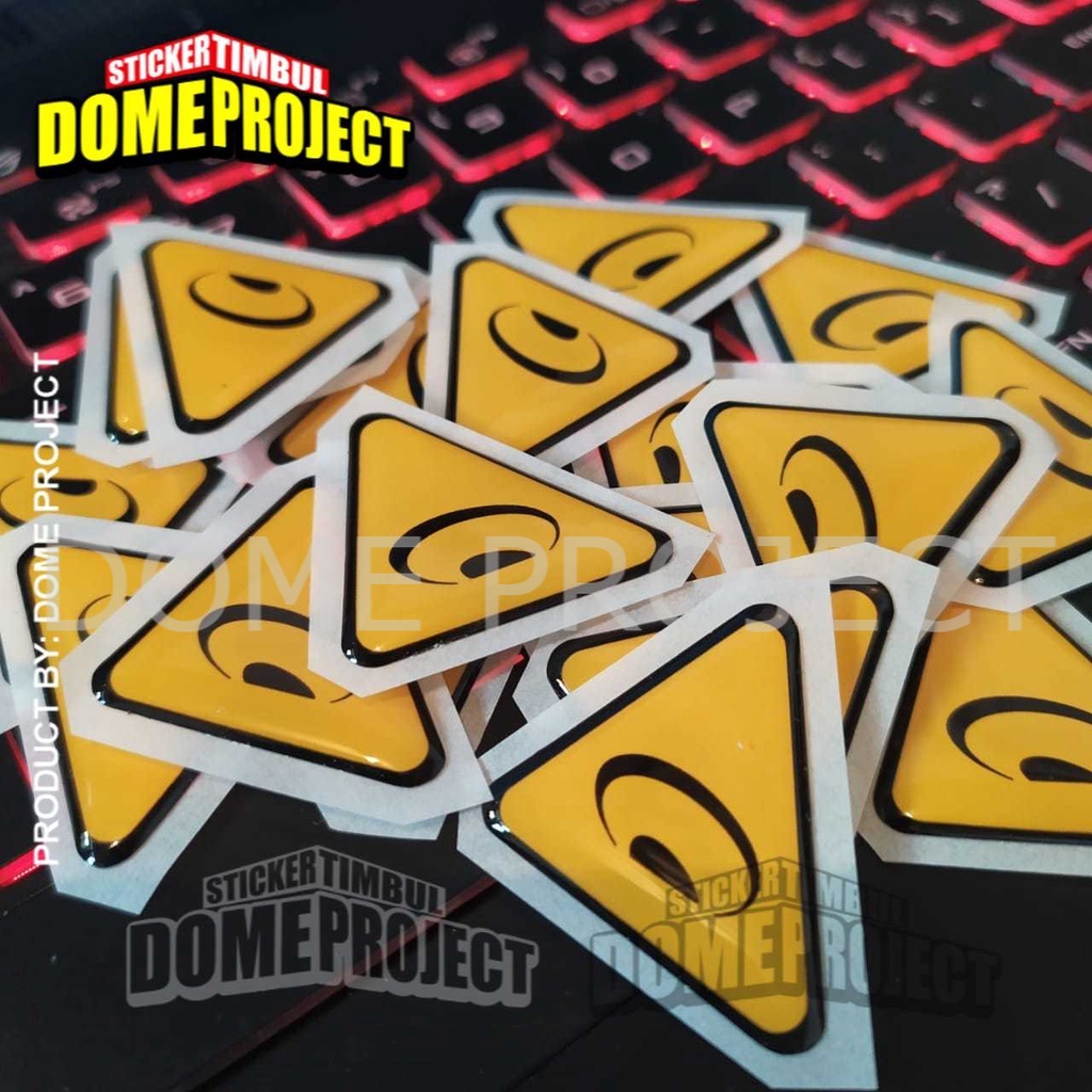 [PROMO BUY 3 GET 1] EMBLEM STIKER SOUND BEHRINGER STIKER AUDIO STICKER LENTUR 3D SEGITIGA UKURAN 34MM X 25MM