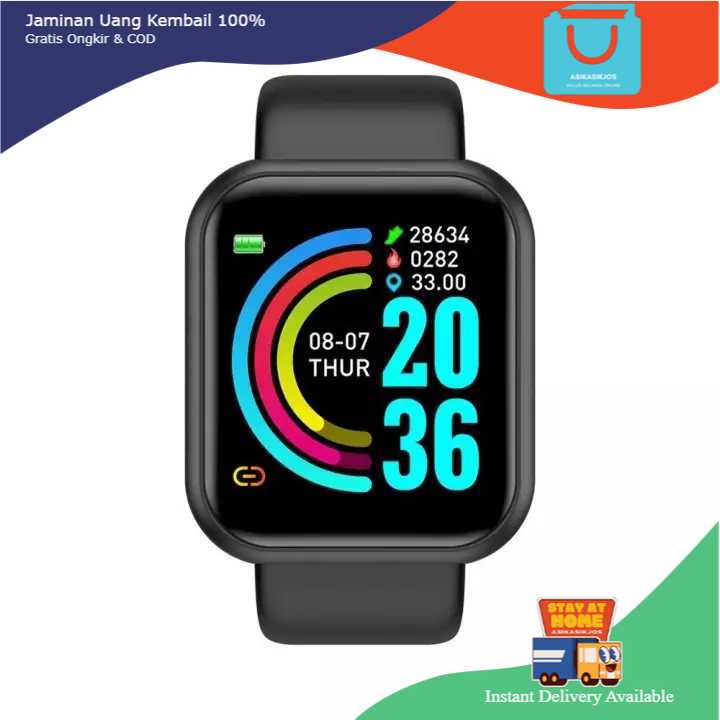 SKMEI ORIGINAL Smartwatch Sport Fitness Tracker Heart Rate - Y68S