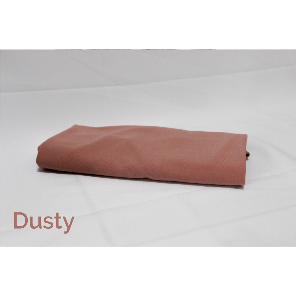 Hijab Sport Kerudung Olahraga Volly Sehari-hari Bahan Jersey-Dusty