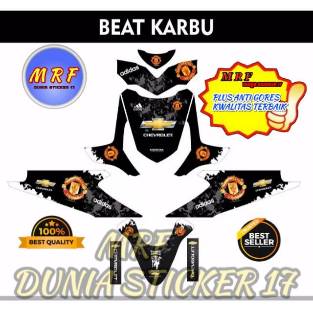dekal beat karbu stiker decal beat karbu decal stiker beat karbu stiker motor beat karbu MU
