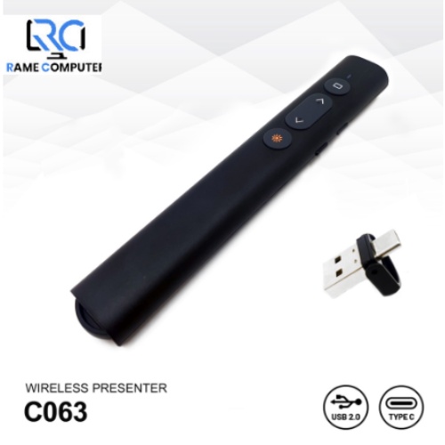 Wireless Presenter C063 Laser Pointer Presentation Remote Control