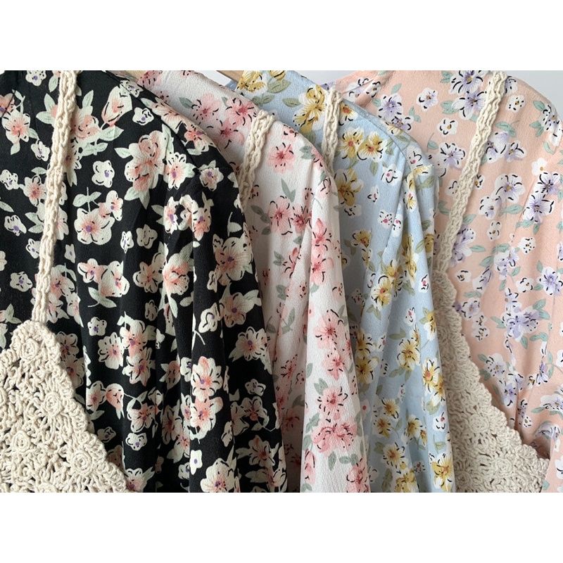 GAMIS import motif Bunga Bunga