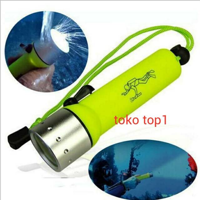 senter selam cree /senter selam anti air /anti air nyelam light diving flashlight cree