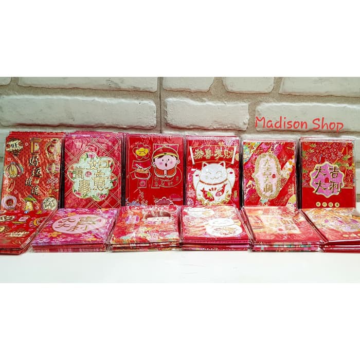 

Angpao Pendek Netral Mix Ampao Murah Kado Imlek Amplop Kado Soevenir ~ aom72