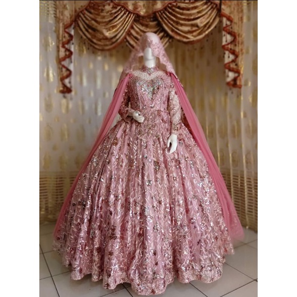 GAUN PENGANTIN BARBIE//GAUN WEDDING MODERN //GAUN //BAJU