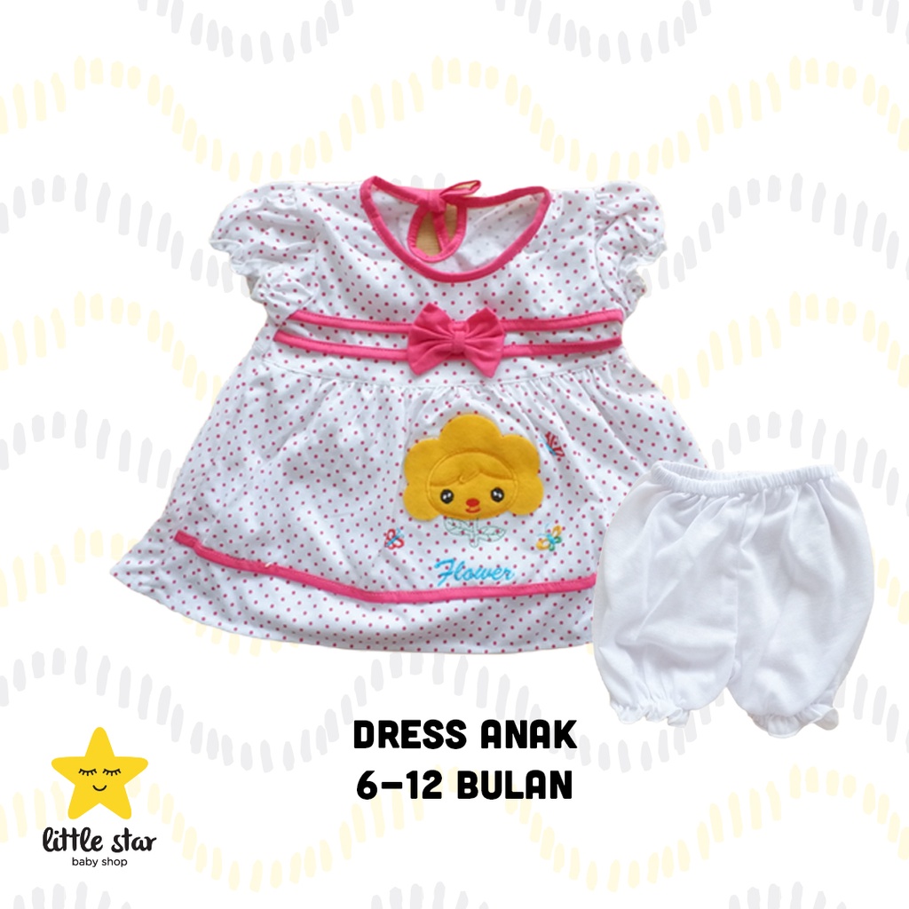 Y Lin Set Dress Bayi Cewek | Dress Baby Girl | Dress Anak Cewe