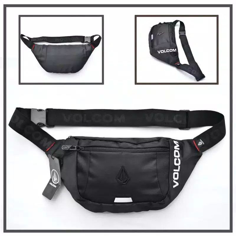 waistbag volcom / waistbag surfing / waistbag pria / waistbag kekinian / tas slempang pria