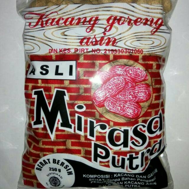 

Kacang Goreng Asin Kulit Mirasa