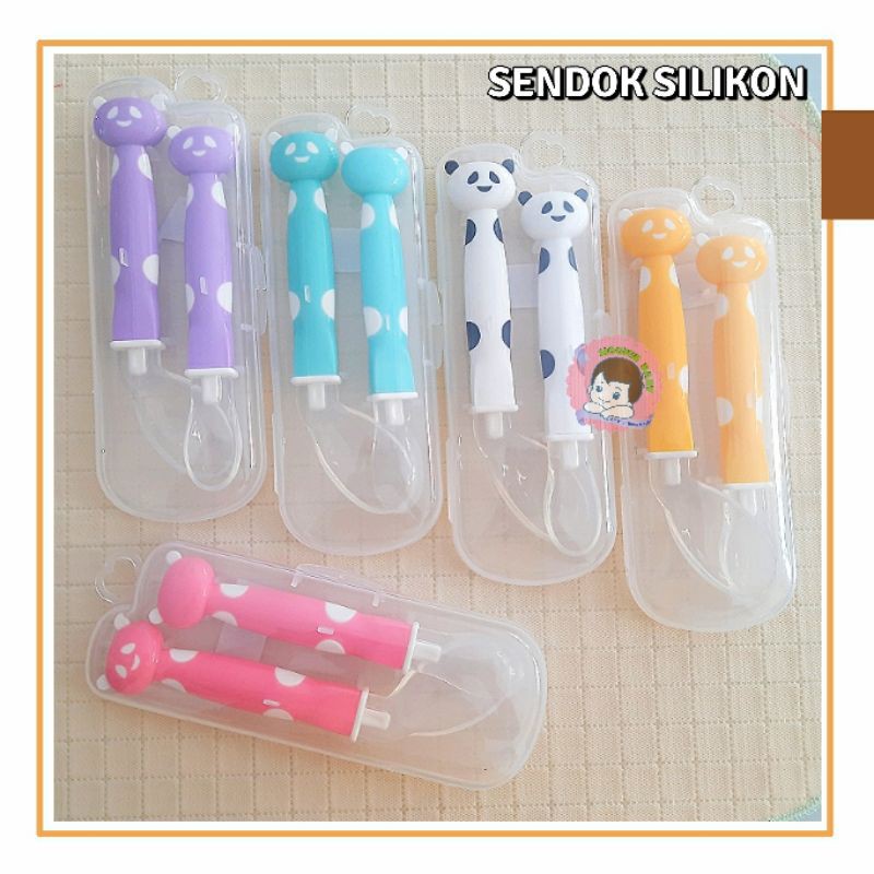 SENDOK MAKAN BAYI SILICONE