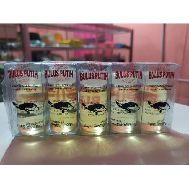 MINYAK BULUS PUTIH / MINYAK BULUS KEMASAN MIKA