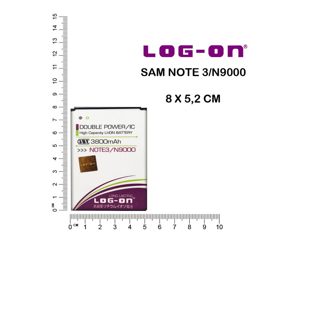 BATERAI SAMSUNG NOTE 3 LOG-ON