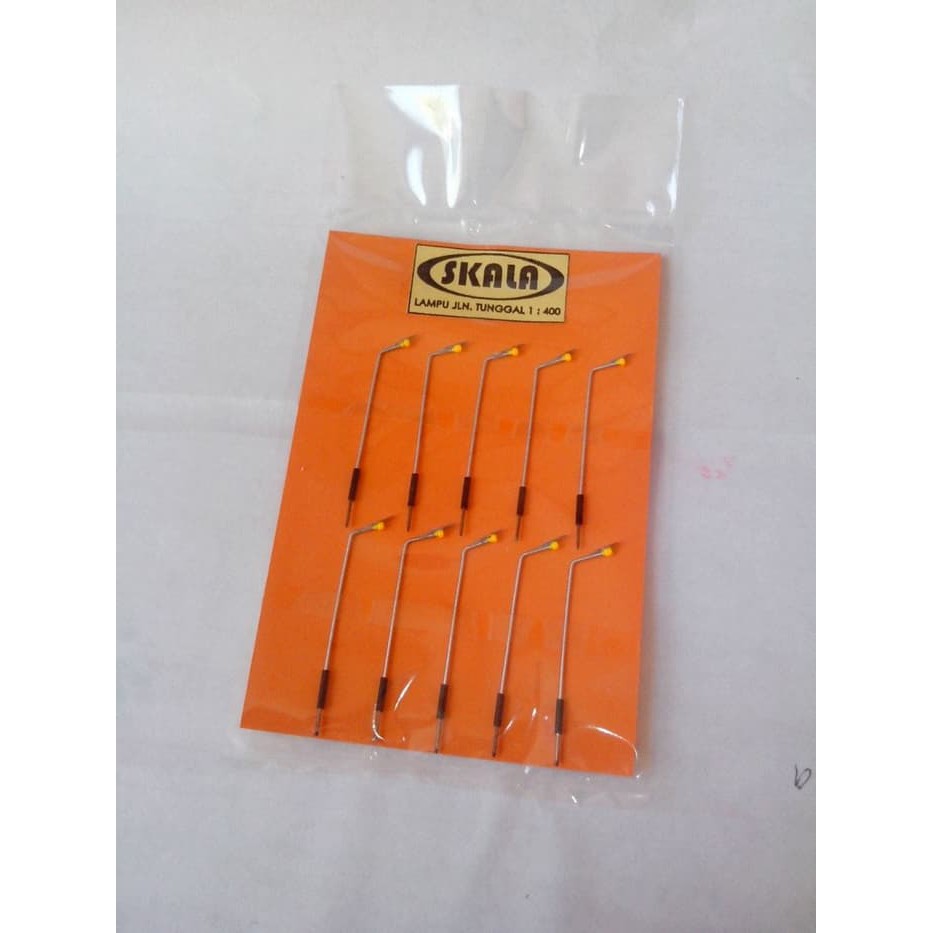Asesoris Miniatur Bangunan(-Maket)- Lampu Jalan Tunggal skala 1 : 400