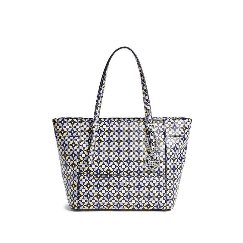 Guess Delaney Shoulder Bag -Blue Multi - Tas Wanita Original