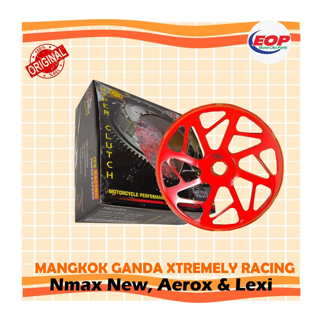 Mangkok Ganda XTR Xtremely Racing Nmax New, Aerox, Lexi Original