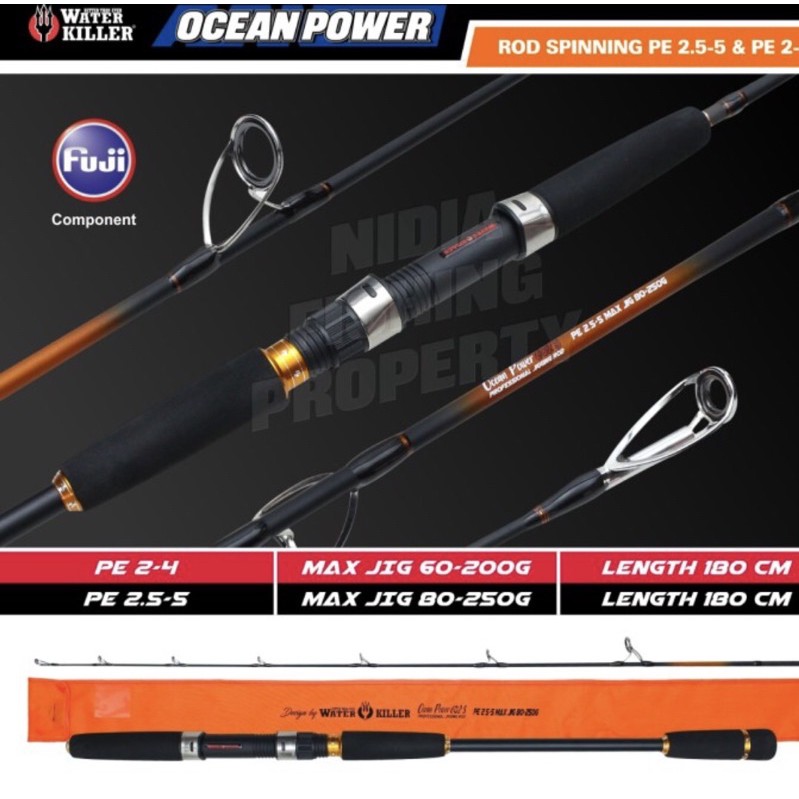 joran jigging dasaran water killer ocean power