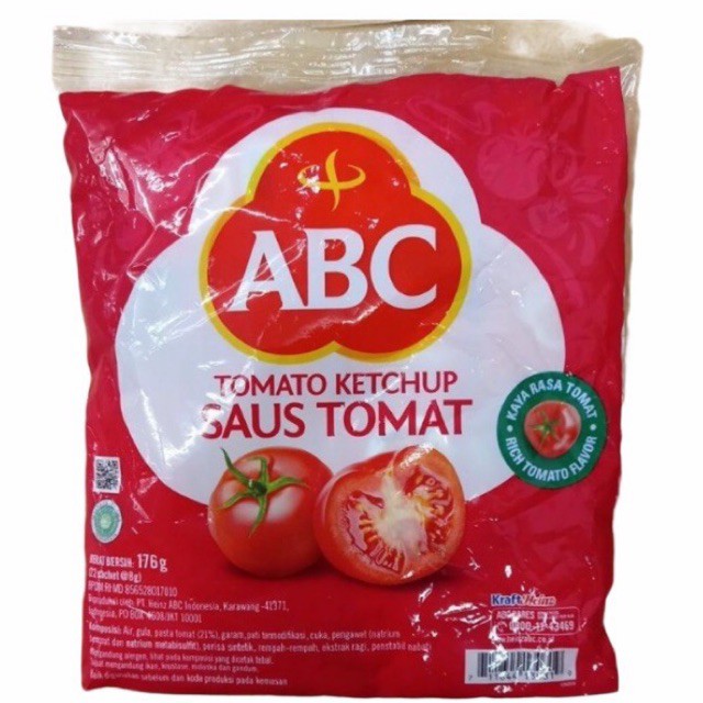 ABC Saus Tomat Per Pack 8g isi 22sachet