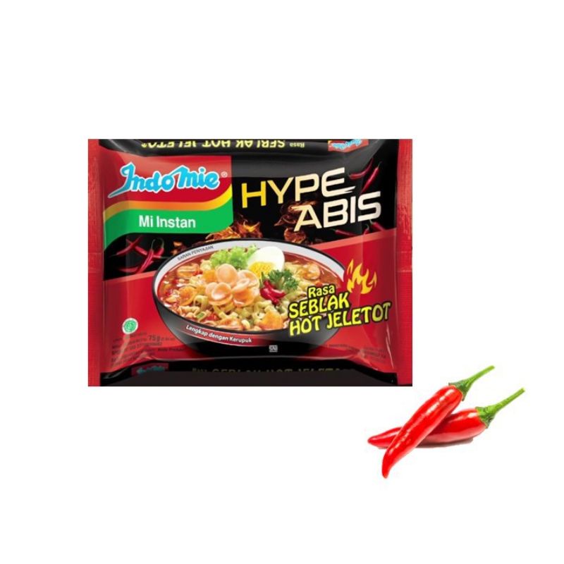 

Indomie mie instan hype abis - Rasa seblak hot jeletot