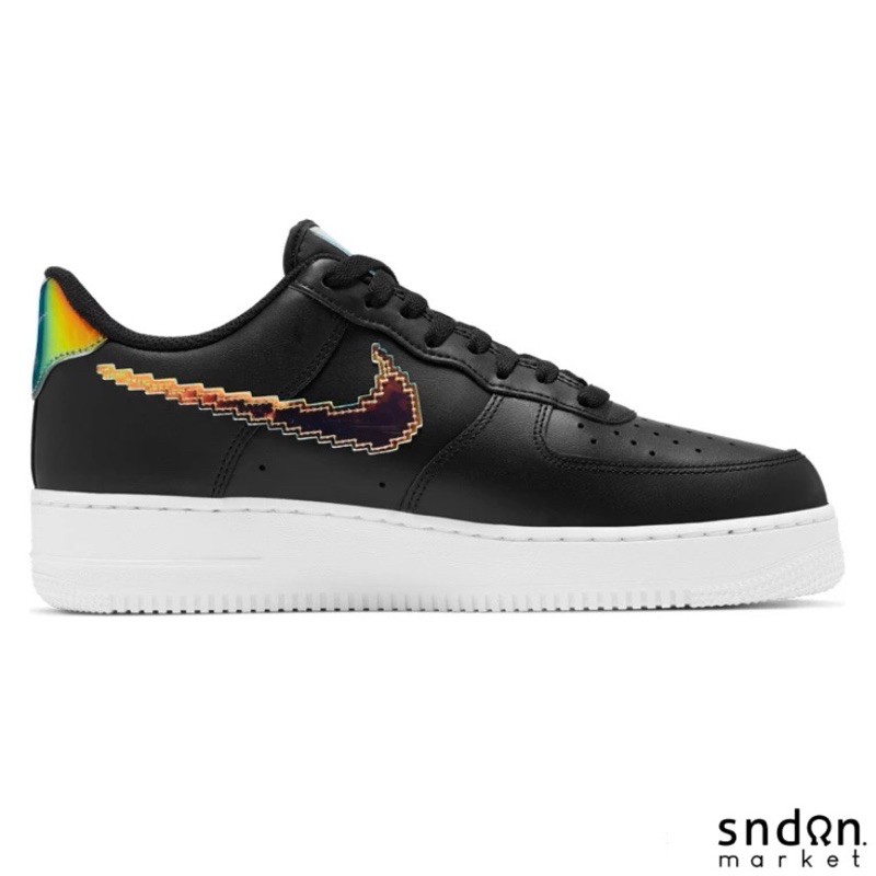 black multicolor air force 1