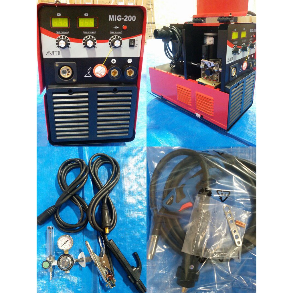 Mesin Las MIG 200 Redbo Single Phase Dua Fungsi
