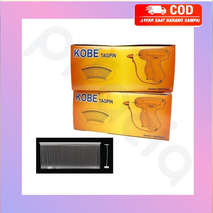 

Tag Pin Merk KOBE Tagpin Arrow Isi 5000PCS - 15 MM