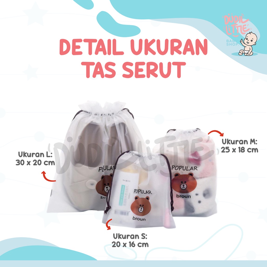 TAS SERUT MAKE UP KOSMETIK TRAVEL POUCH ORGANIZER SERBAGUNA