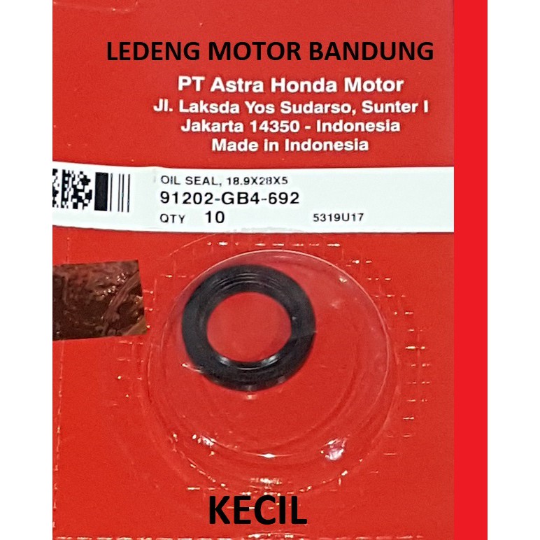 Seal Magnet Kecil 18,9x28x5 AHM Ori Honda Supra X Fit Grand Revo Lama