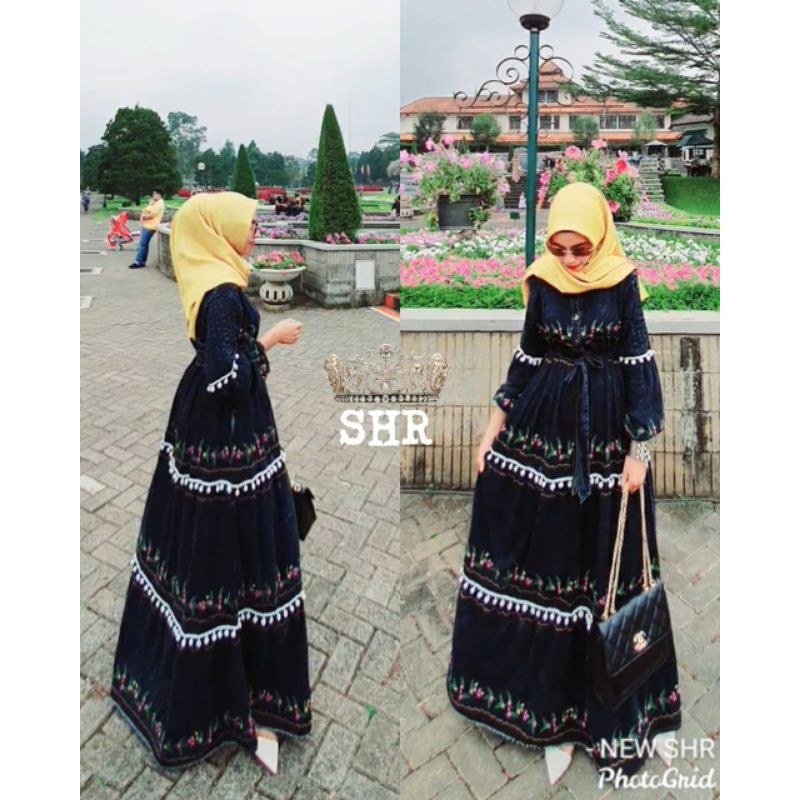 home dress pompom ori shr premium