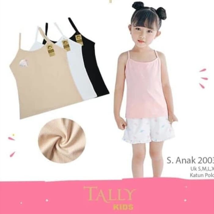 TANKTOP TALLY ANAK / TANGTOP ANAK / PAKAIAN DALAM ANAK BS
