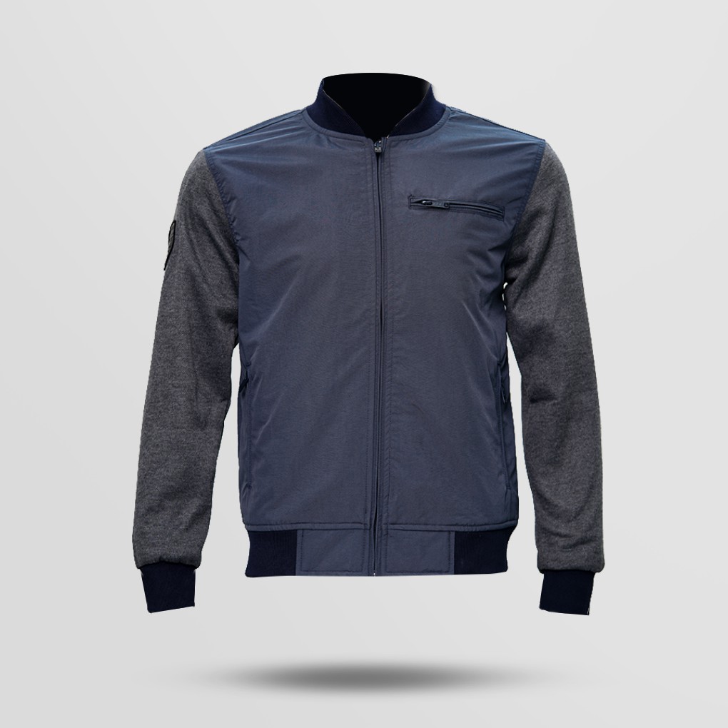 JAKET BOMBER PRIA ORIGINAL GAZR (PRS 09 19 GREY)